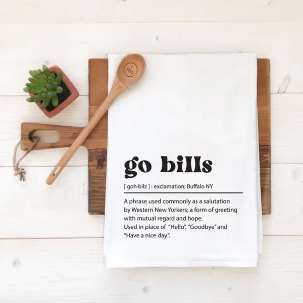 Buffalo Tea Towel - Go Bills